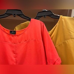 WORTHINGTON women blouse chiffon like new. 2x1